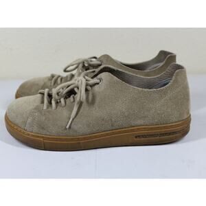 BIRKENSTOCK Bend Low Suede Leather Sneakers Biege EU 41N US Mens 8 Womens 10